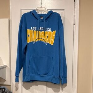 NWT NFL Los Angeles Chargers Unisex Crewneck Hoodie - Blue & Gold